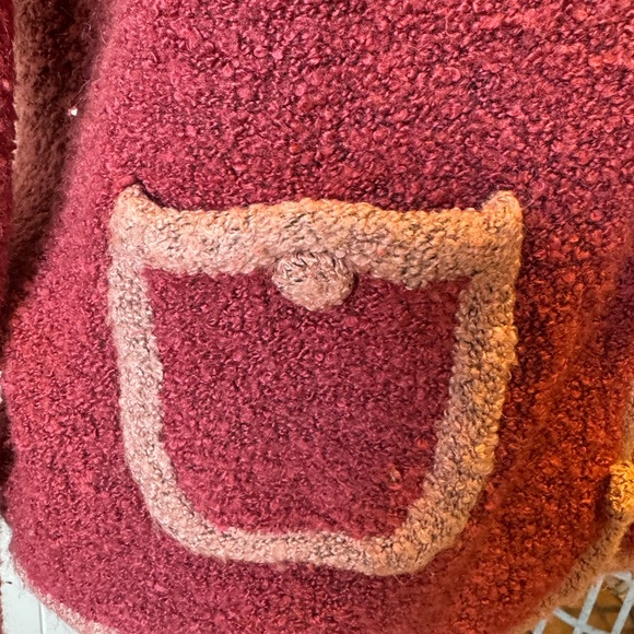 Hearts of palm size M button up sweater - Picture 2 of 7